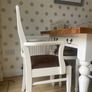 Solid wood table and chairs Image 2