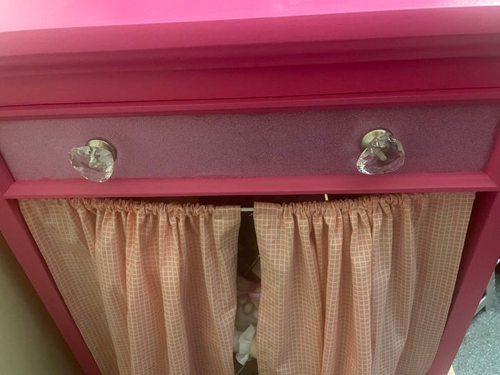 Unique Girls bedside locker/ Dolls Wardrobe