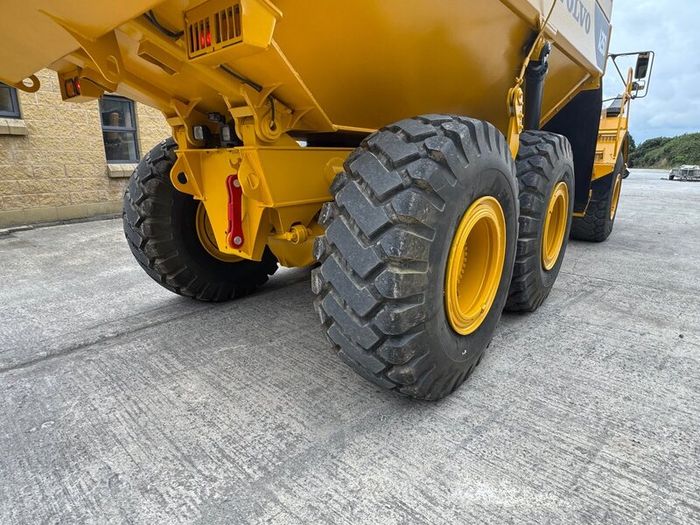 2007 Volvo A25D 6x6 dumper, tailgate,