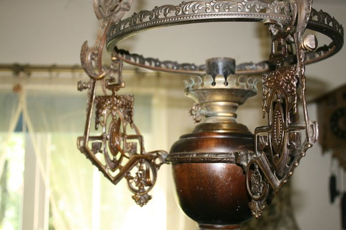 Antique Brass Chandelier