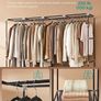 Clothes Wardrobe, Portable Closet, Garment Organiser Rack with 4 Hanging Rails, Shelves, 4 Side Pockets, 170 x 45 x 167 cm, Large Capacity for Bedroom, Living Room, Black Image 5