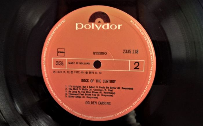Golden Earring.Rock Of The Century. P-68-72. 2Lp's.Excellent cond.