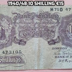 1940/48 10 shilling UK banknote P366 (Good) 25291
