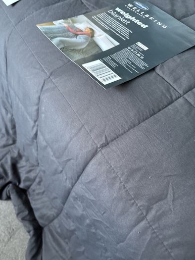 Silentnight Grey Weighted Blanket 6kg 125cm x 180cm single