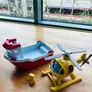 Green toys rescue boat and helicopter Image 2