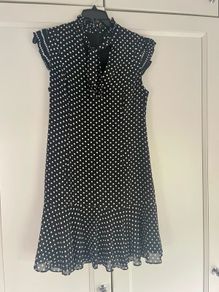 karen millen polka dot dress
