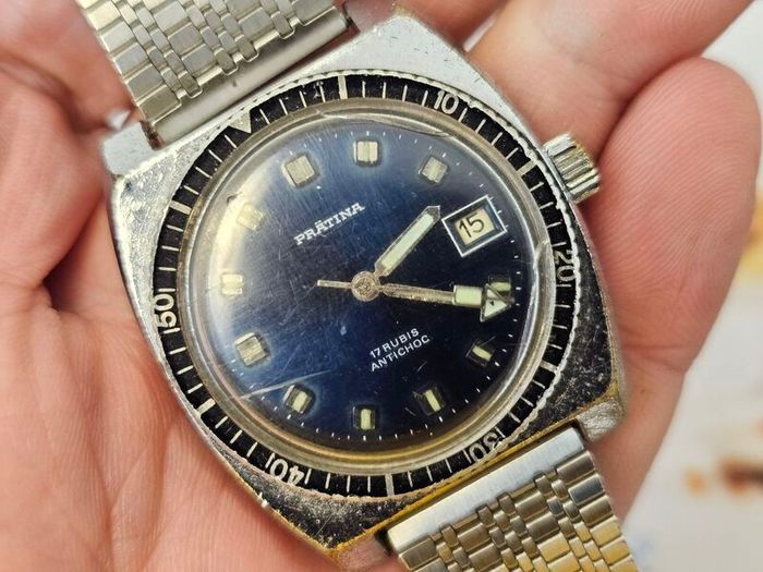 Vintage Diver Watch Pratina 1960s