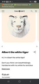 wild and soft tiger and elephant head