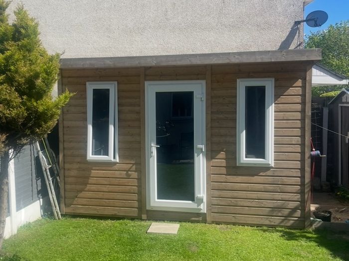 12x8 Insulated Garden Office / Sensory Room / Cabin | Dismantled