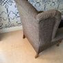Queen Anne wing back chair Image 4