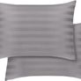 Premium Quality Fabric Pillowcase Pair - Soft Breathable Material with Silky Smooth Finish, Elegant Stripe Design, Standard Size 50cm x 75cm, Machine Washable, Fade Resistant, 5 Beautiful Options Image 9