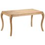 Dining Table 135x75x76 cm Solid Mango Wood Image 9