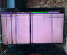 FREE: LG 50" flat screen TV for pairs or someone able to repair - interior lcd screen is damaged  Model: 50UP75006LF