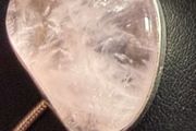 Silver chain rose quartz