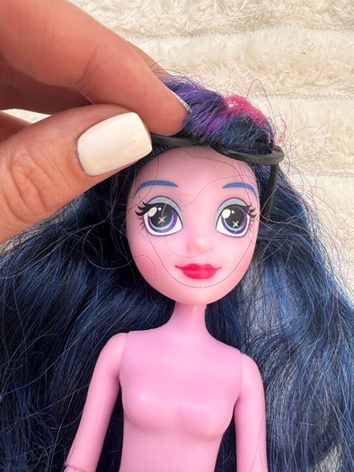 Hasbro 2017 My Little Pony Equestria Girls Twilight Sparkle nude approx. 27 cm. Used Please see photos
