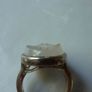 Sterling Silver 925 Large Oval White Druzy Agate Statement Ring Size N Hallmarked 9.9g Image 3
