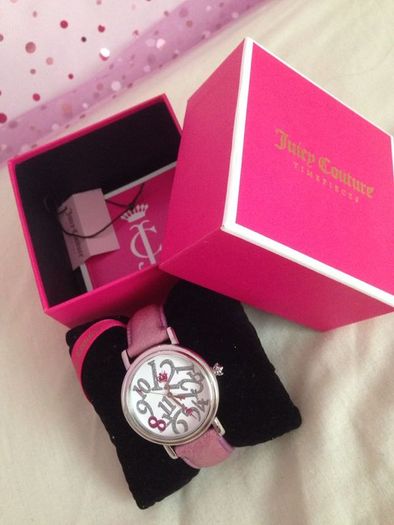 Juicy Couture purple wrist watch