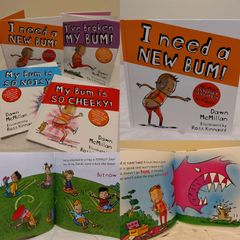 Dawn Mcmillan,s  I Need A New Bum Series,  Hardback Books