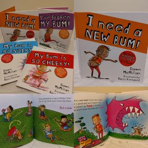 Dawn Mcmillan,s  I Need A New Bum Series,  Hardback Books