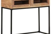 Console Table 90x35x76 cm Solid Acacia Wood