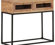 Console Table 90x35x76 cm Solid Acacia Wood
