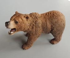 Schleich brown grizzly bear figurine RETIRED 73527 2012