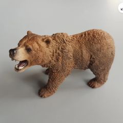 Schleich brown grizzly bear figurine RETIRED 73527 2012