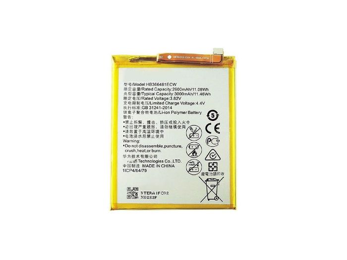 Replacement Battery For Huawei Y6 2018 Battery 3000mAh 3.82V - HB366481ECW New - FHT13HB