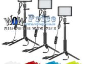 29423 Neewer 3 Packs 66pcs Tabletop LED Video Light with Mini Tripod Stand and Color Filters