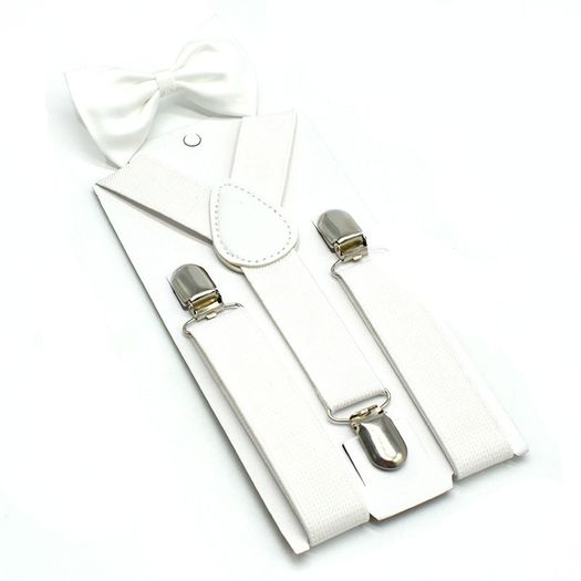 Kids Suspenders with Bow Tie