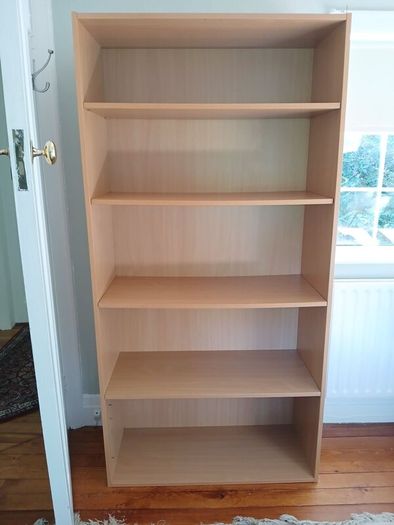 2 x Desks and shelving unit