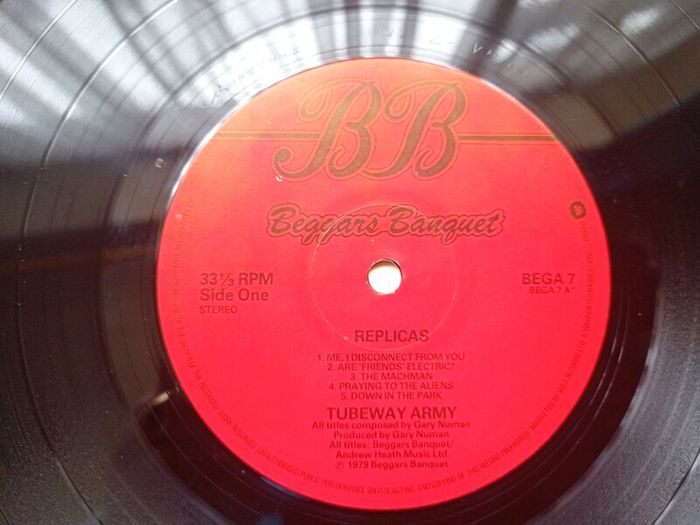 Replicas  Tubeway Army 1979 Album