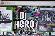 dj hero plus x box 360, with 2 dj hero disc