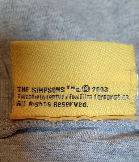 Simpsons vintage tee shirt