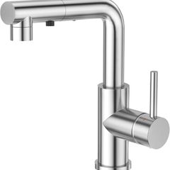3 Function Sprayer Pull Out Mixer Tap - 360 Swivel Single Handle Tap for Bathroom or Kitchen - Chrome