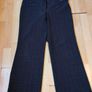 Grey Check Wide Leg Trousers Size 42 Smart Office Elegant Image 5