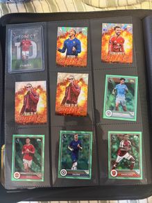 2026/27 Topps Premier League Flagship Mayhem + Voltage + Gold Rainbow Laser + On Fir
