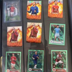 2026/27 Topps Premier League Flagship Mayhem + Voltage + Gold Rainbow Laser + On Fir