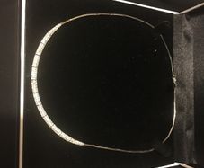 stunning white gold pendant