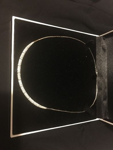 stunning white gold pendant