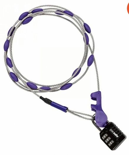 PacSafe - Adjustable Cable Lock for backpackers and many others