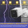 Security Camera Outdoor, 1080P CCTV Camera Wireless WiFi, Waterproof Home Surveillance Camera with 2-Way Audio, Night Vision, Motion Detection, Cloud Storage, Work with Alexa (FREE POSTAGE) Image 4