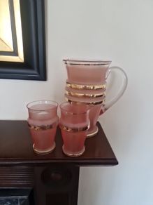 vintage jug and glasses