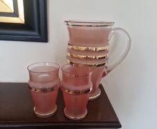 vintage jug and glasses