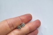Sterling silver dog paws stud earrings