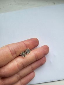 Sterling silver dog paws stud earrings