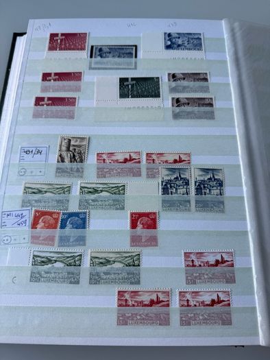 LUXEMBURG collection in 64 pages stamp album