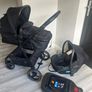Origin travel system with Enfasafe i size R129 car seat with Isofix base and rain cover Image 8