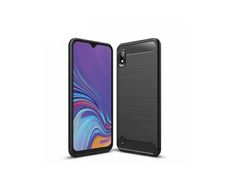New Armor Cover For Samsung Galaxy  A10 / M10 Case Carbon Fiber Design Black - FHT21SMK3