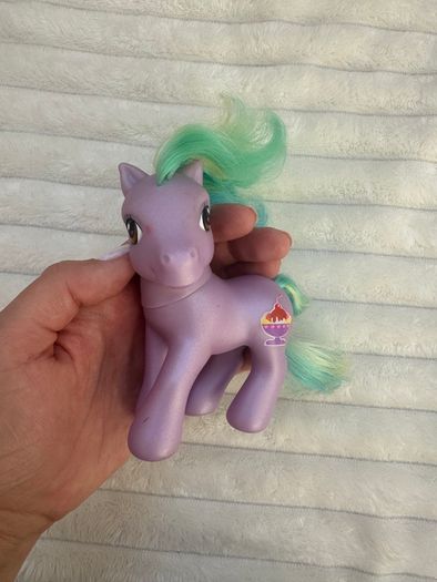 Vintage G3 My Little Pony Hasbro Lickity-Split Purple Body 2002 Used Please see pictures
